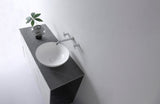 Aulic Argyle White Ceramic Basin (Round: 405x405x145)