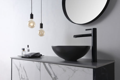 Black Ceramic Basin Aulic Argyle Black Ceramic Basin (Round: 405x405x145)