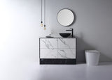 Aulic Argyle Black Ceramic Basin (Round: 405x405x145)