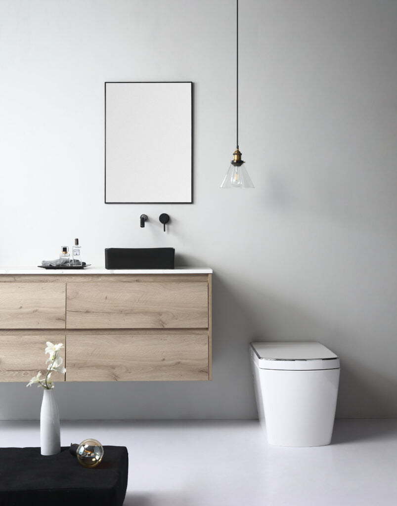 Aulic MACLEOD Matte Black Ceramic Basin (Square: 360x360x120)