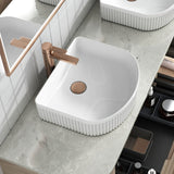Aulic CYRUS Ceramic Basin (Arch: 415x365x120)