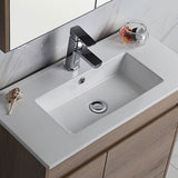 YORK Slim Freestanding Vanity Max Oak 600mm