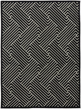 York Cindy Black & Gold Rug