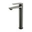ZEVIO Tall Basin Mixer - Brushed Gun Metal