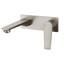 ZEVIO Wall Mixer With Spout - Brushed Nickel