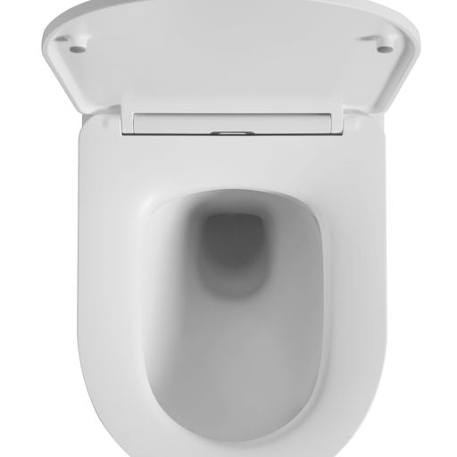 Veda Rimless Wall Hung Gloss White Toilet