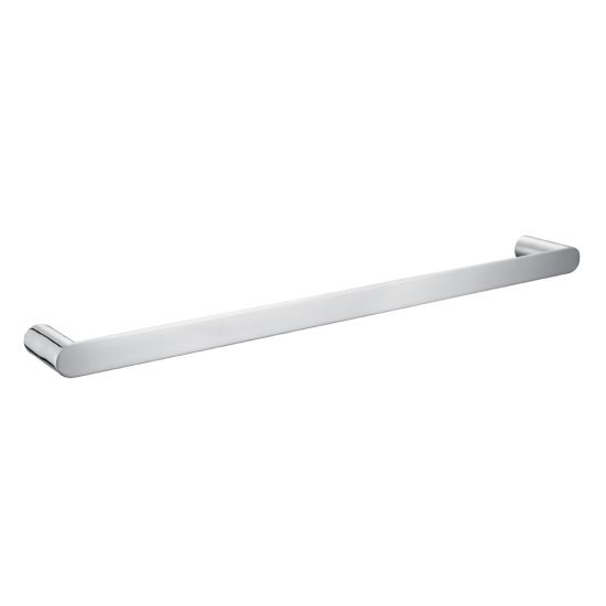 Bellino Solid Brass Single Towel Rail 800mm - Chrome