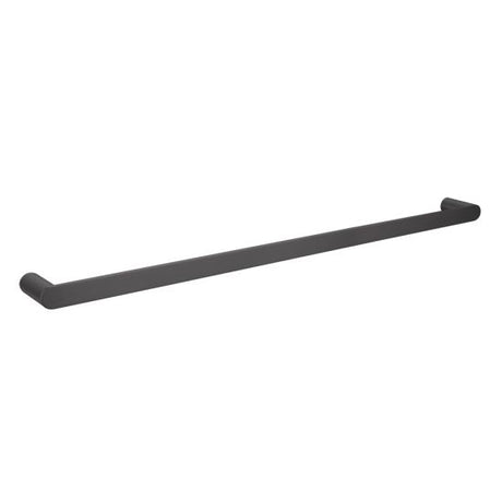 Bellino Solid Brass Single Towel Rail 800mm - Brushed Gun Metal