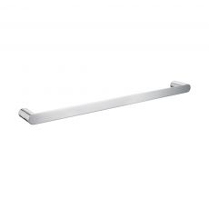 Bellino Solid Brass Single Towel Rail 600mm - Chrome