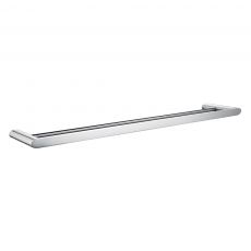 Bellino Solid Brass Double Towel Rail 800mm - Chrome