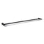 Bellino Solid Brass Double Towel Rail 800mm - Black & Chrome