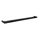 Bellino Solid Brass Double Towel Rail 800mm - High Gloss Black