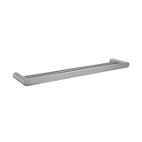 Bellino Solid Brass Double Towel Rail 600mm - Brushed Nickel