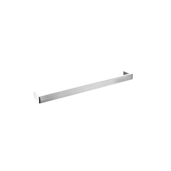 Cavallo AR71 Square Single Towel Rail 600mm - Chrome