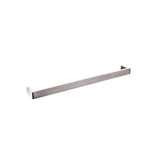 Cavallo AR71 Square Single Towel Rail 600mm - Brushed Nickel