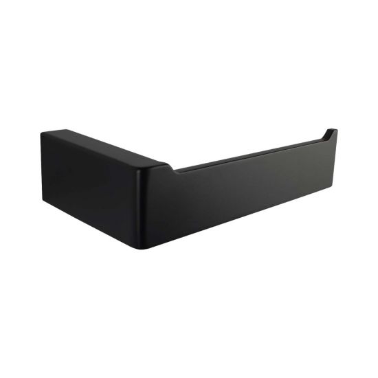Cavallo Square Toilet Roll Holder - Matte Black