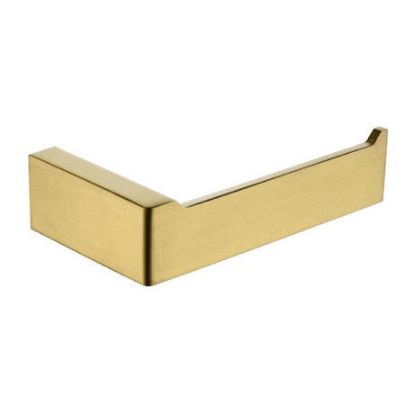 Cavallo Square Toilet Roll Holder - Brushed Brass