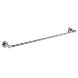 Pentro Single Towel Rail 800mm - Brushed Nickel