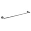 Pentro Single Towel Rail 800mm - Brushed Gun Metal