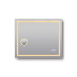 ART LED Rectangle Frameless Mirror 900x750mm with Magnifier and Bluetooth