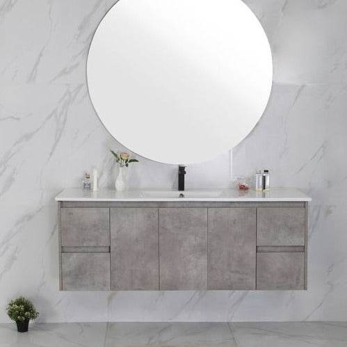 LOLA Wall Hung Vanity Grey (All Size)