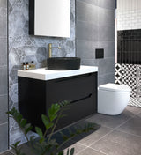 MARLO Matte Black Basin (Round: 400x400x125)
