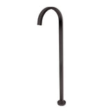 Cavallo Square Stainless Steel Freestanding Bath Spout - Brushed Gun Metal