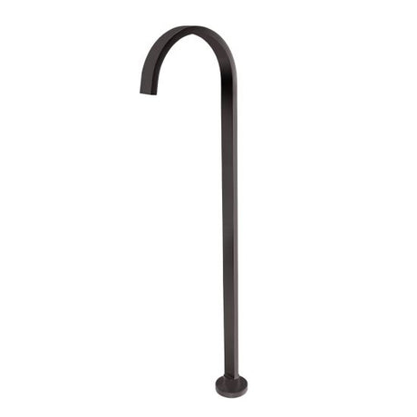 Cavallo Square Stainless Steel Freestanding Bath Spout - Brushed Gun Metal