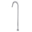 Pentro Round Stainless Steel Freestanding Bath Spout - Chrome