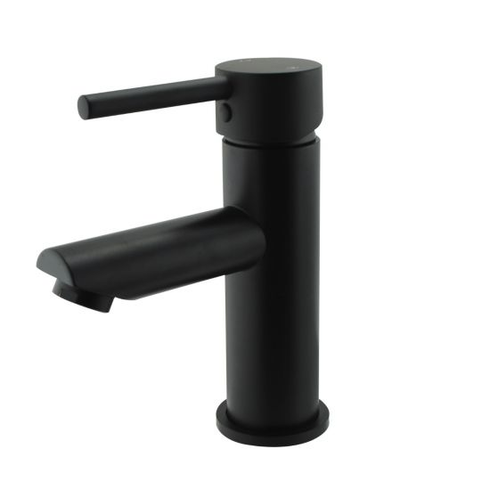 Pentro Round Basin Mixer - Matte Black