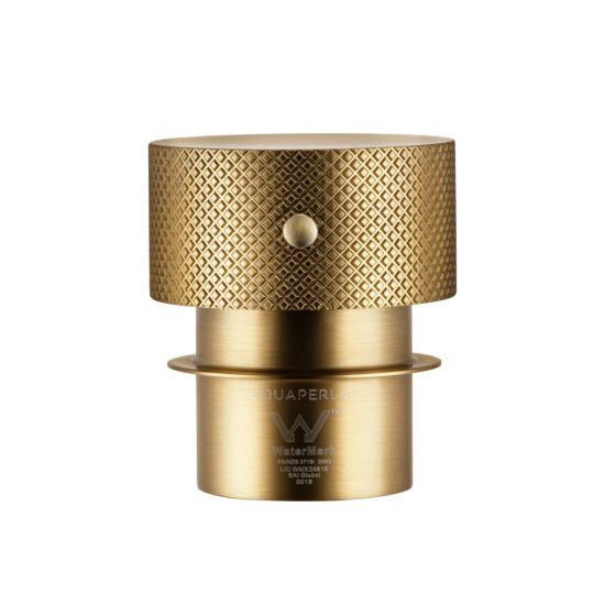 Round Progressive Wall Mixer Handle - Brushed Brass