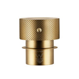 Round Progressive Wall Mixer Handle - Brushed Brass