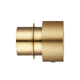 Round Progressive Wall Mixer Handle - Brushed Brass
