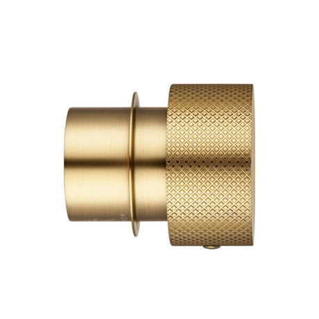 Round Progressive Wall Mixer Handle - Brushed Brass