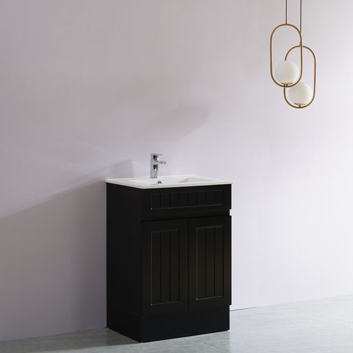 ACACIA SHAKER PVC Floor Vanity 600