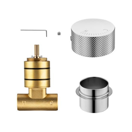 Round Progressive Wall Mixer Handle - Chrome