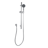 AQU Round Chrome Hand held Shower Set With Rail