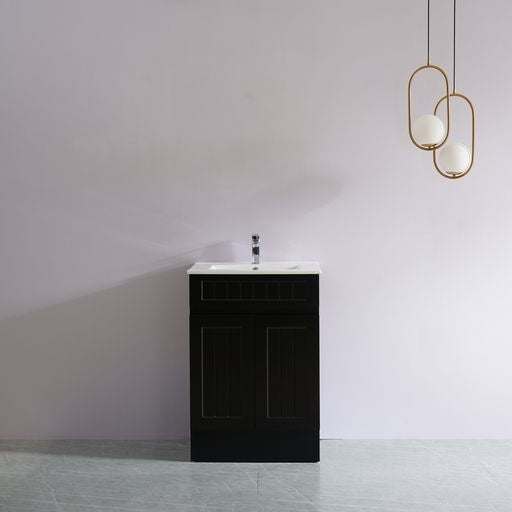 ACACIA SHAKER PVC Floor Vanity 600