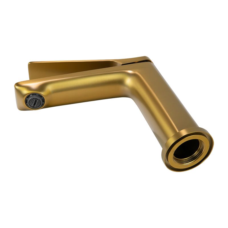 AQU RUSHY Basin Mixer - Brushed Brass