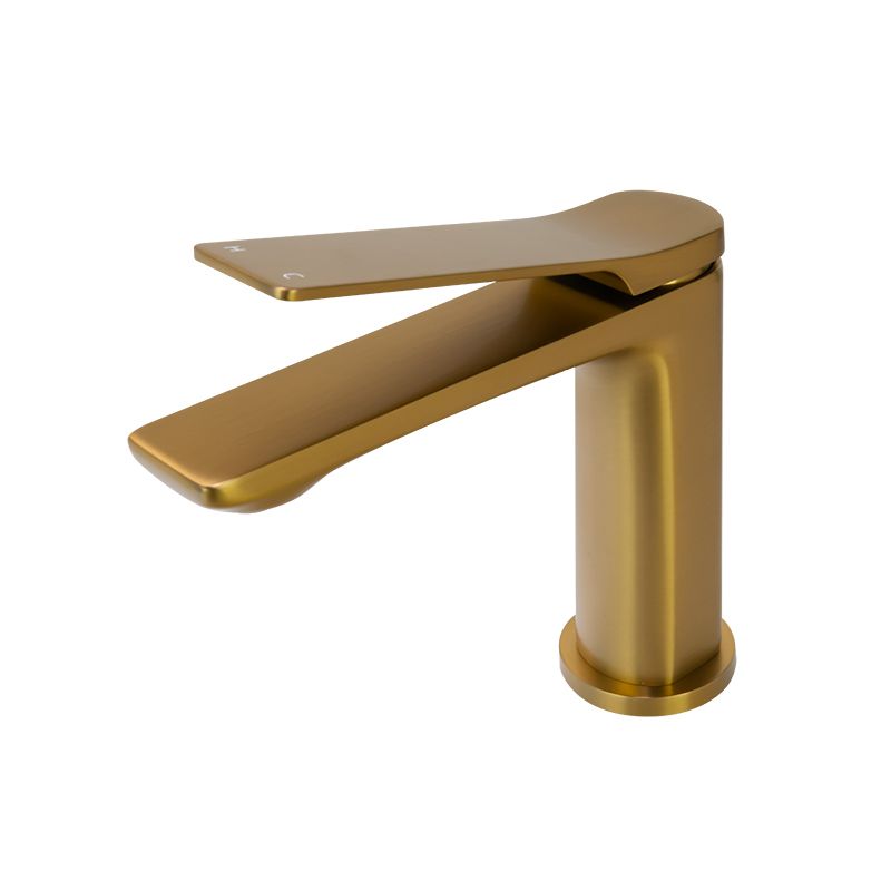 AQU RUSHY Basin Mixer - Brushed Brass
