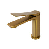 AQU RUSHY Basin Mixer - Brushed Brass