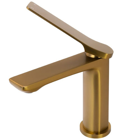 AQU RUSHY Basin Mixer - Brushed Brass