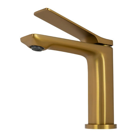 AQU RUSHY Basin Mixer - Brushed Brass
