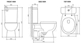 MASSA Rimless Toilet Suite S-Trap