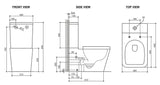 X-CUBE Rimless Toilet Suite