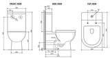 BELLA Rimless Toilet Suite