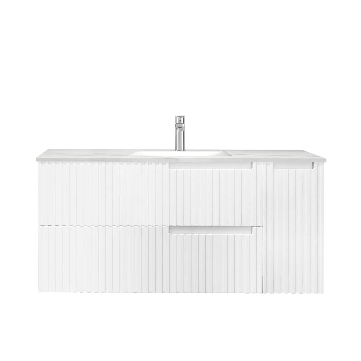 Vanity NOOSA Wall Hung 1200mm Satin White