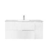 Vanity NOOSA Wall Hung 1200mm Satin White