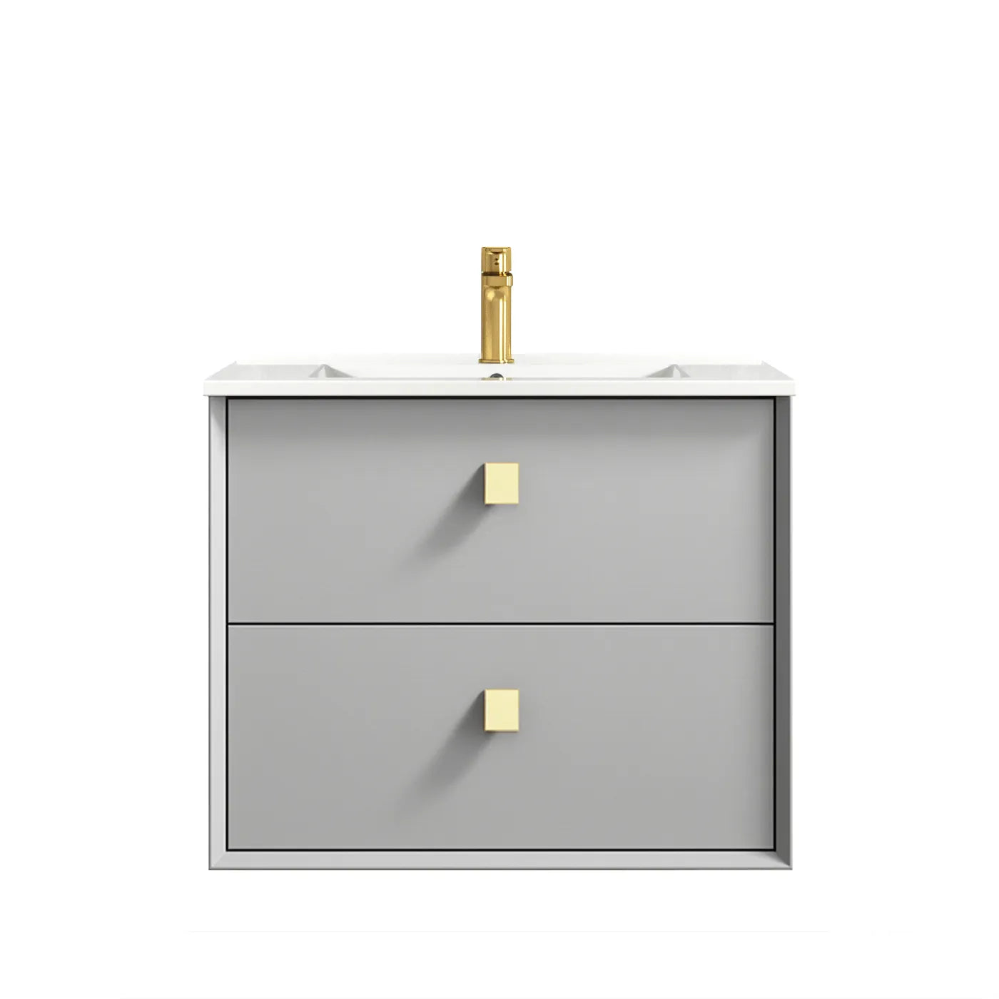 BOSTON Wall Hung Vanity 600mm Light Grey-Clearance