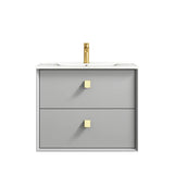 BOSTON Wall Hung Vanity 600mm Light Grey-Clearance